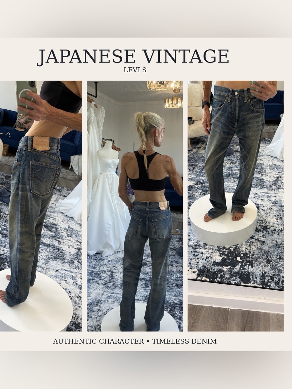Japanese Vintage Levi’s • Rare J22 Factory • 100% Cotton Denim